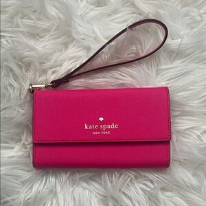 kate spade Pink Wristlet Clutch
